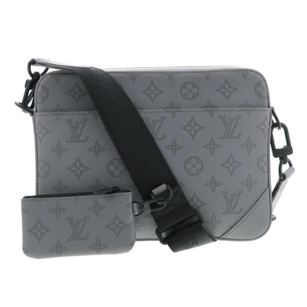 Louis Vuitton Shoulder Bag Gray Duo Messenger Shadow